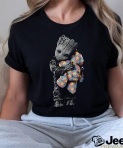 Baby Groot Hug Autism Teddy Bear T Shirt