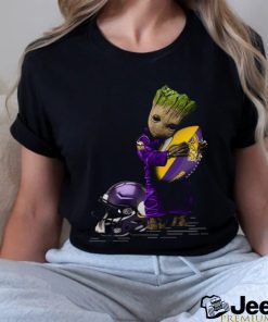 Baby Groot Hugging Vickings T Shirt