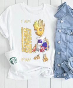Baby Groot I am New York Giants fan football player 2024 shirt