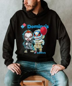 Baby Jack Skellington and Baby Pennywise Domino’s logo 2024 shirt