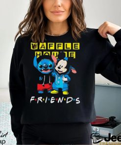 Baby Stitch And Mickey Mouse Waffle House Friends shirt