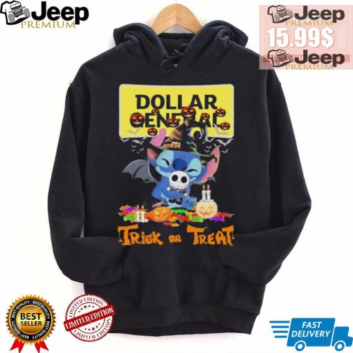 Baby Stitch Hug Baby Jack Skellington Dollar General Trick Or Treat Halloween 2024 shirt