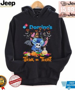 Baby Stitch Hug Baby Jack Skellington Domino’s Trick Or Treat Halloween 2024 shirt