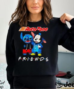 Baby Stitch and Mickey Mouse Auto Zone friends shirt