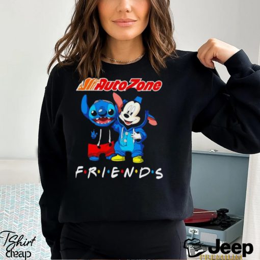 Baby Stitch and Mickey Mouse Auto Zone friends shirt