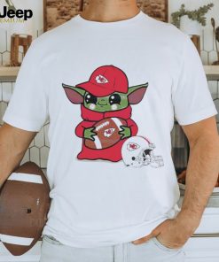 Baby Yoda Chiefs Football Helmet 2024 shirt