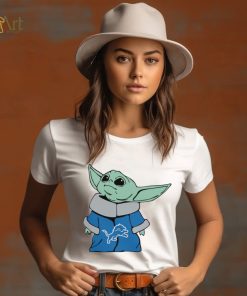 Baby Yoda Detroit Lions shirt