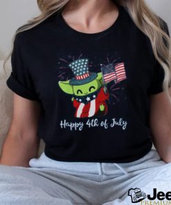 Baby Yoda Happy 4th of July shirt