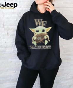 Baby Yoda Hug Rugby Wake Forest Demon Deacons 2024 Shirt