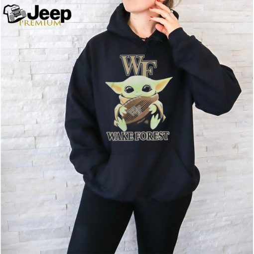 Baby Yoda Hug Rugby Wake Forest Demon Deacons 2024 Shirt