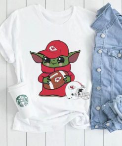 Baby Yoda Kansas City Chiefs football helmet shirt