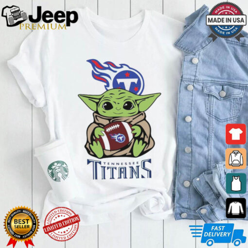 Baby Yoda Star Wars X Tennessee Titans NFL football season 2024 shirt