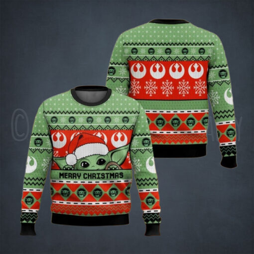 Baby Yoda Ugly Christmas Sweater