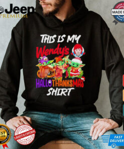 Baby Yoda Wendy’s This Is My Hallothanksmas Shirt