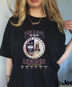 Back 2 Back 2023 2024 Uconn Huskies NCAA Champions Shirt