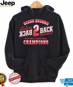 Back 2 Back UConn Huskies 2023 2024 NCAA Men’s Basketball National Champions Shirt