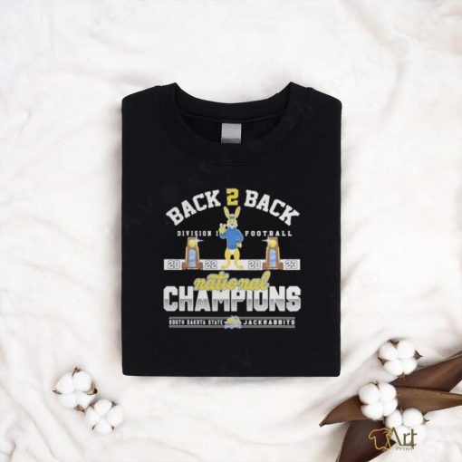Back To Back Division I Football 2022 2023 National Champions South Dakota State Jackrabbits T Shirt