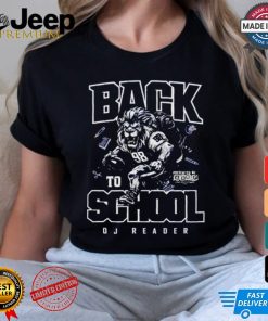 Back To School Dj Reader Lion Football T shirt