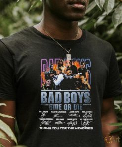 Bad Boys Ride Or Die Thank You For The Memories Shirt