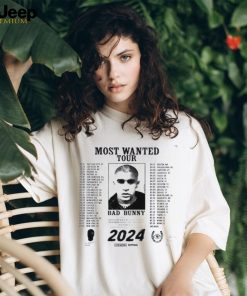 Bad Bunny Most Wanted Tour 2024 Shirt Nadie Sabe Lo Que Va A Pasar Manana Album Casual