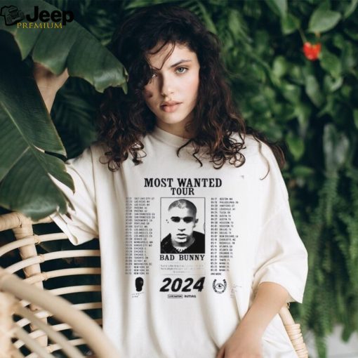 Bad Bunny Most Wanted Tour 2024 Shirt Nadie Sabe Lo Que Va A Pasar Manana Album Casual