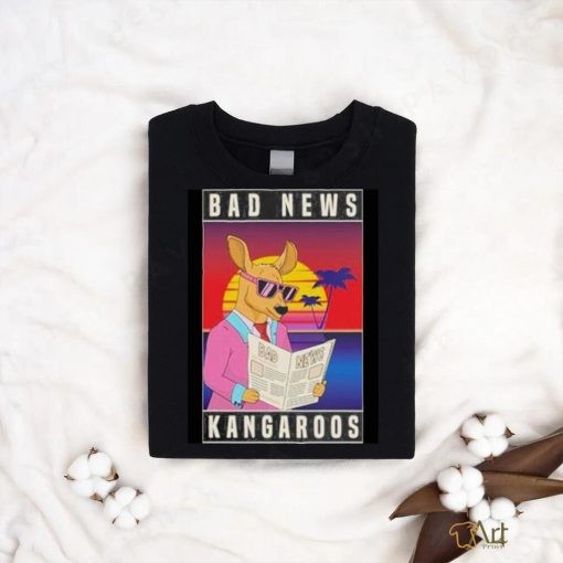 Bad News Kangaroo Bnk Retro shirt