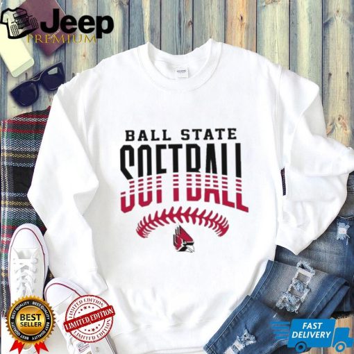 Ball State Cardinals University Softball 2024 Logo T shirt