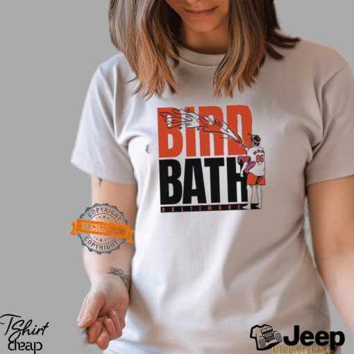 Baltimore Baseball #86 Mr. Splash Bird Bath shirt