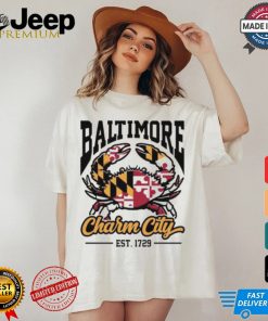 Baltimore Charm City 1729 logo shirt