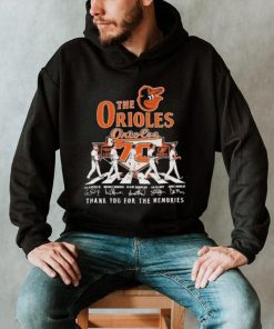 Baltimore Orioles Baseball Team Player Go On The Road Signature T Shirt