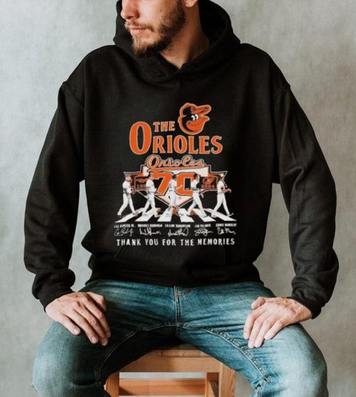 Baltimore Orioles Baseball Team Player Go On The Road Signature T Shirt