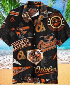 Baltimore Orioles Classic Black Game Day Hawaiian Shirt