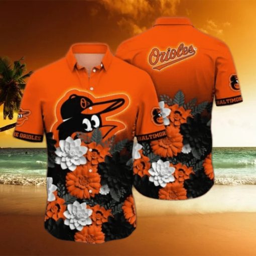 Baltimore Orioles MLB Flower Hawaii Shirt And Tshirt For Fans