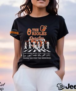 Baltimore Orioles Signature Thank You For The Memories Unisex T Shirt