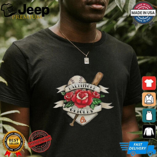 Baltimore Orioles Tattoo Rose 2024 Shirt