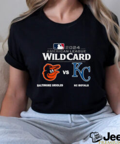 Baltimore Orioles Vs Kansas City Royals 2024 MLB American League Wild Card Shirt