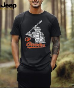 Baltimore Orioles all names of legends shirt