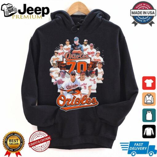 Baltimore Orioles all team 70th Anniversary 1954 2024 shirt