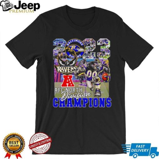 Baltimore Ravens AFC North Division Champions 2023 t shirt
