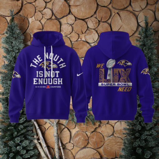 Baltimore Ravens AFC North Division Champions 2024 Limited Edition Hoodie