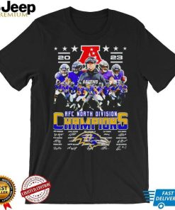 Baltimore Ravens AFC North Division Champions signature shirt