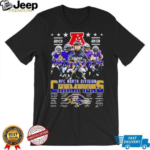 Baltimore Ravens AFC North Division Champions signature shirt