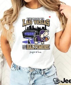 Baltimore Ravens Baltimore To Vegas Pup T Shirt