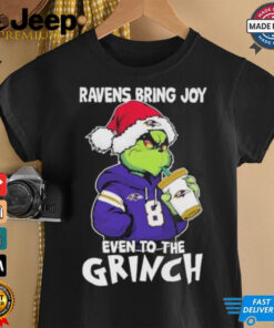 Baltimore Ravens Bring Joy Even To The Grinch Christmas Shirt