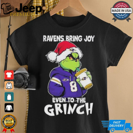 Baltimore Ravens Bring Joy Even To The Grinch Christmas Shirt