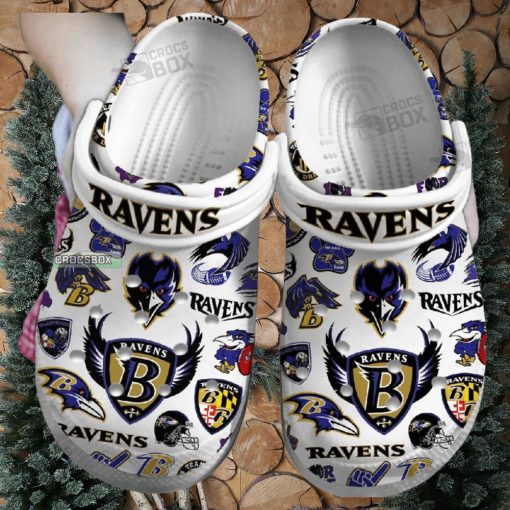 Baltimore Ravens Championship Crocs Clogs