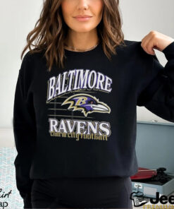 Baltimore Ravens Charm City Football Retro Gridiron T Shirts