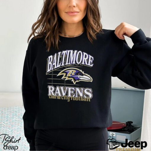 Baltimore Ravens Charm City Football Retro Gridiron T Shirts