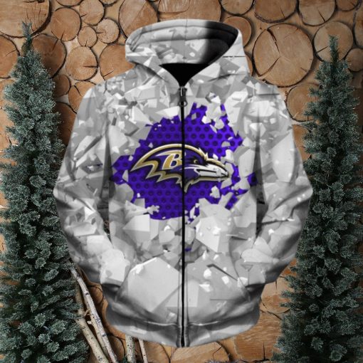 Baltimore Ravens Football Team Logo Sport Hoodie