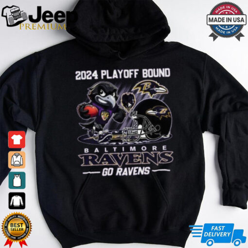 Baltimore Ravens Go Ravens 2024 T Shirt Playoff Bound